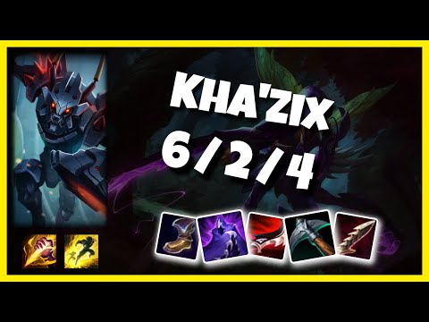 Kha'Zix vs Lee Sin DUSKBLADE BR Challenger JUNGLE (6/2/4) - v10.24