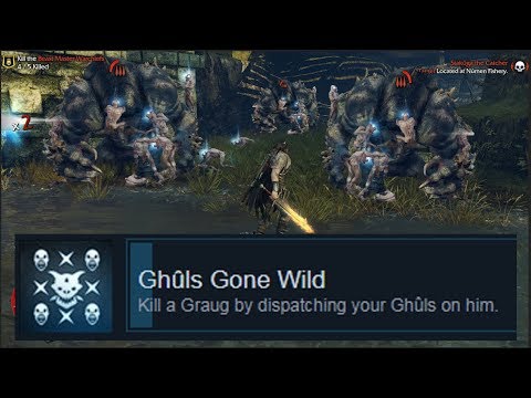 Shadow of Mordor - Ghuls Gone Wild (If you missed it in the mission)