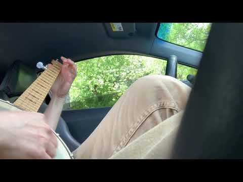 Steve Martin Originals Medley on my Deering Goodtime car banjo at lunch