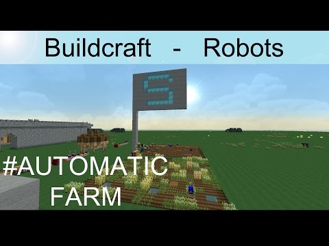 Buildcraft ROBOTS TUTORIALS - P5: AUTOMATISCHE FARM || BC Roboter - DEUTSCH