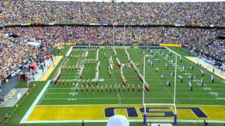 preview picture of video 'LSU Golden Band From Tigerland - LSU vs. Arkansas, 11/25/11'