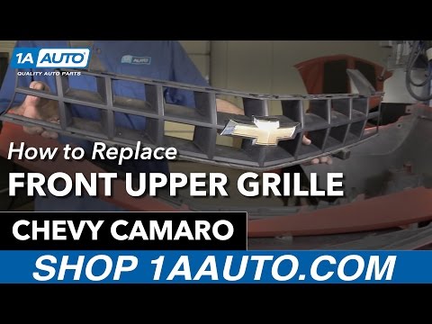 How to Replace Front Upper Grille 10-15 Chevy Camaro