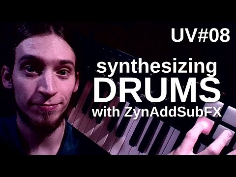 UV#08 Synthesizing a drumkit with ZynAddSubFX