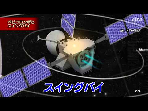  2018年にベピコロンボミッションで水星探査が行われる