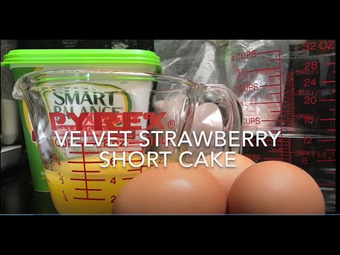 Orpha’s Fascinations: Velvet Strawberry Shortcake