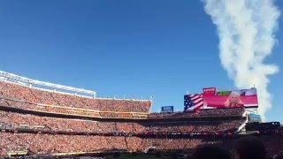 Lady Gaga Sings National Anthem - Blue Angels Fly Over