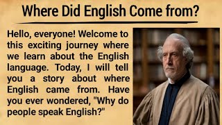 Where Did English Come from | English Listening Story | Learn English through Story | Graded Reader