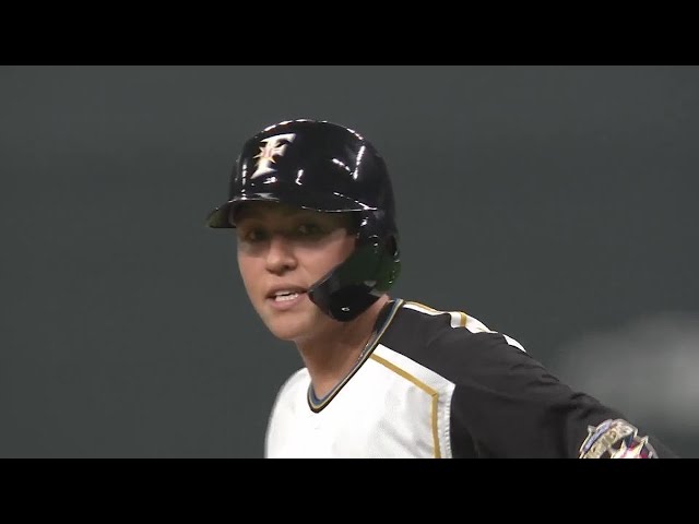 【3回裏】試合を振り出しに戻す!! ファイターズ・木村文紀 右中間への2点タイムリー2ベースヒット!! 2022年9月7日 北海道日本ハムファイターズ 対 オリックス・バファローズ