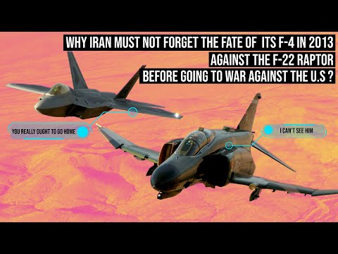 Iranian F-4 Phantom vs U.S. F-22 Raptor in 2013 | Iran will get shiver remembering it !