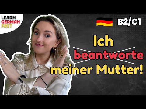 🇩🇪 7 Fehler auf dem B2/C1-Niveau (DEUTSCH für Fortgeschrittene) 🔥- Learn German Fast