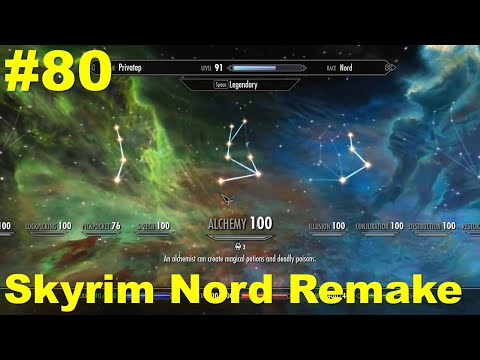 Skyrim Nord All Skills Master Remake On Legendary Difficulty - 80