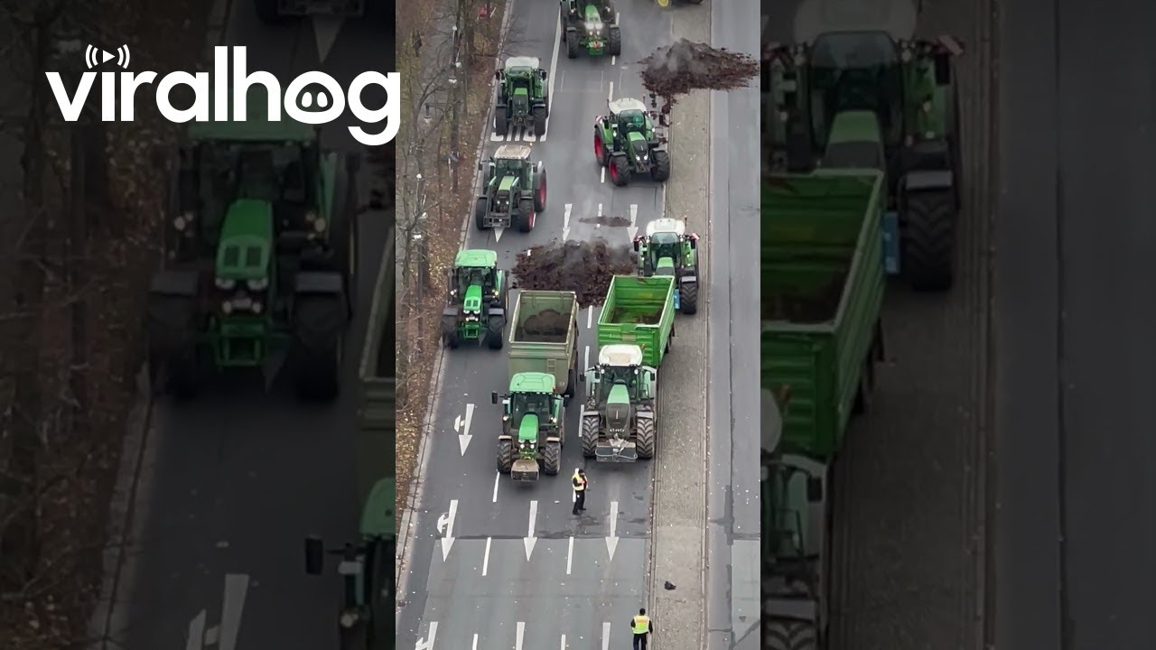 "Niemieccy rolnicy wychodzą na ulice, aby zaprotestować przeciwko nowemu prawu, które podnosi ceny paliw"(video)