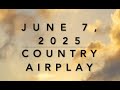 Billboard Top 60 Country Airplay June 7 2025