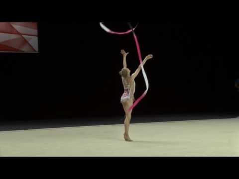 Eve Baker-Roberts - Gold - Junior Ribbon - Rhythmic Gymnastics 2017