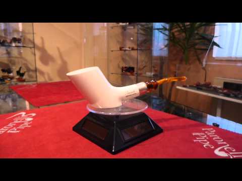 Pipa schiuma di mare stand up fatta a mano - www.paronellipipe.it