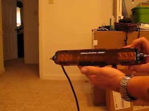 Rigid Industries SR2 10" combo,Kawasaki Concours light project part 2