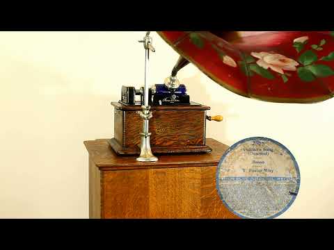 Basso T. Foster Why, "The Vulcan's Song" From Philemon and Baucis, Act 1, Edison Blue Amberol #2505