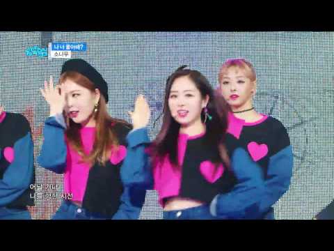 【TVPP】 SONAMOO - ' I Think I Love U', 소나무 - '나 너 좋아해?' @ Show Music Core Live