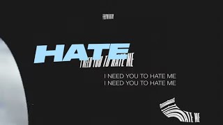 Kadr z teledysku I Need You To Hate Me tekst piosenki JC Stewart