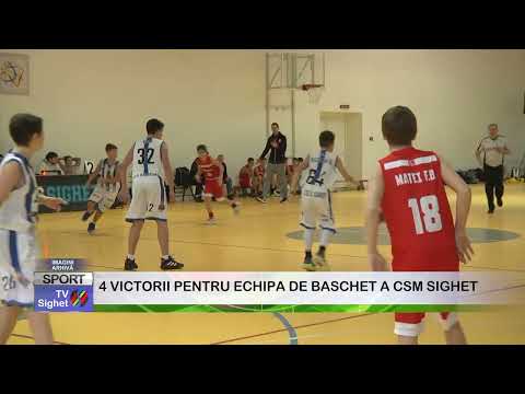 SPORT  4 VICTORII PENTRU ECHIPA DE BASCHET A CSM SIGHET
