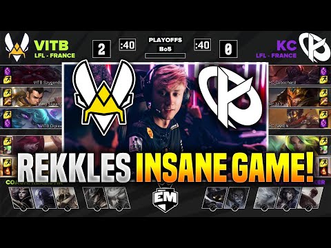 REKKLES INSANE GAME! - KC vs VIT GAME 3 EUROPEAN MASTER SEMIFINALS