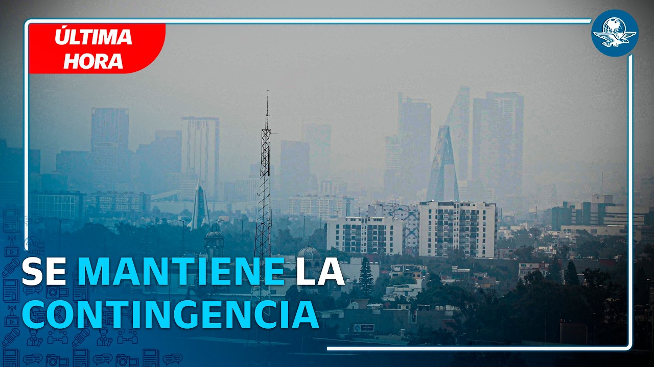 Se mantiene Fase I de contingencia ambiental en el Valle de México; piden evitar actividades al aire