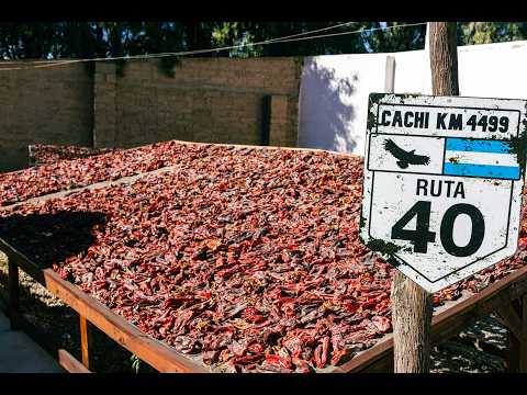 Walking and taking photos in Cachi, Salta, Argentina (4K)