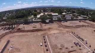 preview picture of video 'Madison Vistas Site Overview - Dry Utilities & Walls Installation 9.19.14'