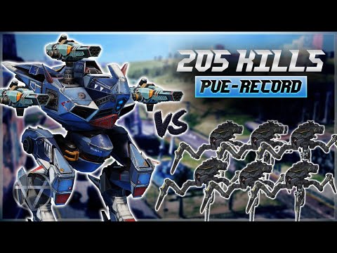 [WR] 🔥 205 Kills On PVE (My Record) – Storm Haechi VS Rayker Army Gameplay | War Robots