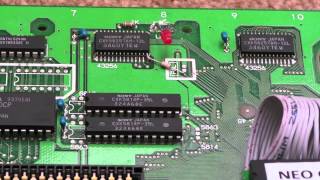 SNK Neo Geo AES Repair Part 1 (No Sprites / Missing Graphics)