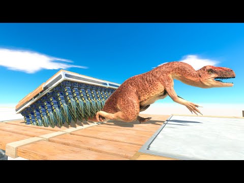 Run and Escape from the Deadly Spike Trap - Animal Revolt Battle Simulator