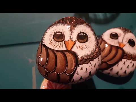 Quiet little owl by Rachel's Rocks