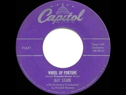 1952 HITS ARCHIVE: Wheel Of Fortune - Kay Starr (her original #1 version)