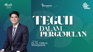 Download lagu Ps. Dr. Gideon Simanjuntak 'TEGUH DALAM PERGUMULAN' | Women Ministry (26 Agustus 25 - 11.00) mp3