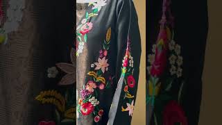 Black Embroidered Lawn Suit - Video 2