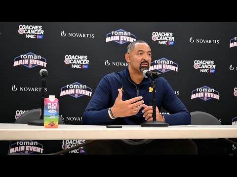 Roman Main Event postgame presser: Juwan Howard reflects upon Michigan's 74-61 win over UNLV