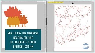 How to Use the Advanced Nesting Feature  in Silhouette Studio Business Edition