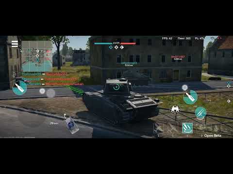 "WTM"(WAR TANDER MOBILE)Max graphic /60fps.Gameplay 5 minutes)