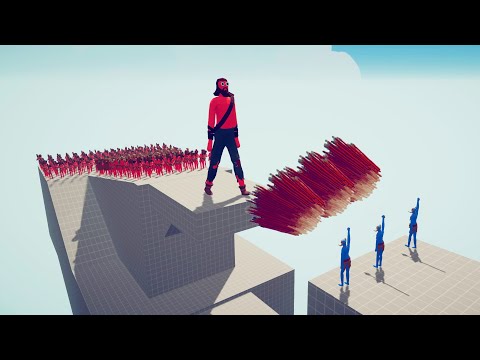 3 SPEAR THROWER GOD vs 100x VIKIND AND TRIBAL UNITS | TABS - Totally Accurate Battle Simulator