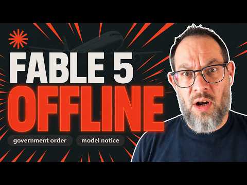 Video thumbnail: BREAKING: Claude Fable 5 Pulled. Why Frontier AI Is Now a Policy Surface