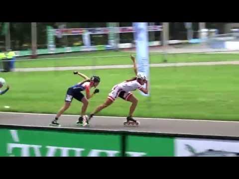 qualification Sen. Ladies - 4 Lap Sprint 2016 European Championships Inline Speedskating
