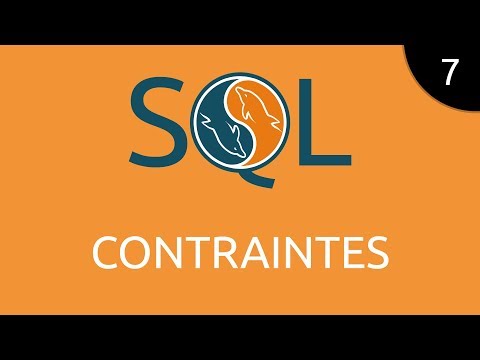 SQL 7 contraintes