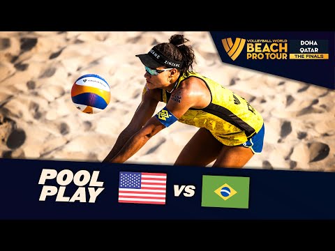 Nuss/Kloth vs. Tainá/Victoria - Day 1 Highlights | Doha Finals 2023 #BeachProTour