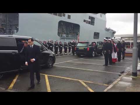 The Queen attends decommissioning ceremony for HMS Ocean