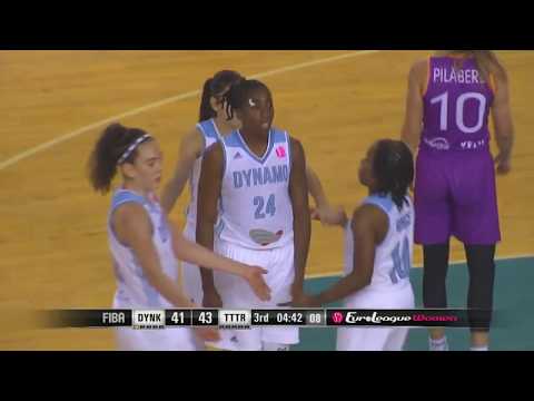 Quanitra Hollingsworth Posts 16 points & 10 rebounds vs  TTT Riga