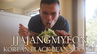 QT| JJAJANGMYEON (BLACK BEAN NOODLE) | MUKBANG | SHOULDER DAY