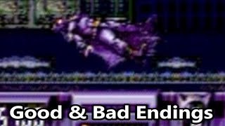 Good & Bad Endings Batman Returns Sega Genesis with Final Boss Battle