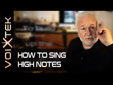 How to Sing High Notes, Vocal Tip- Voice Training by Ron Anderson (VoixTek VR Apps)