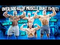 OVER 500 KG OF MUSCLE DUKE IT OUT!