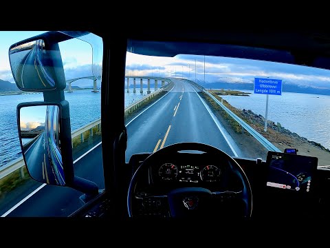 Thumbnail for POV Driving Scania S560 - Stokmarknes by Truck